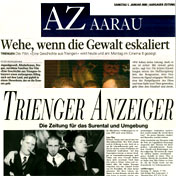 MYSTIC CINEMA in der Aargauer Zeitung und im Trienger Anzeiger
