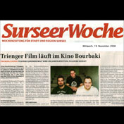 Bericht in der Surseer Woche vom 19.11.2008